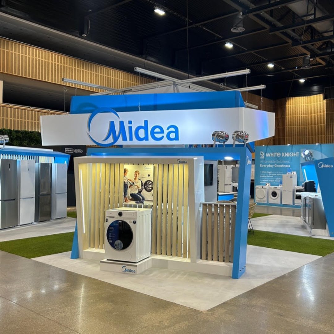 Midea exhibition stand