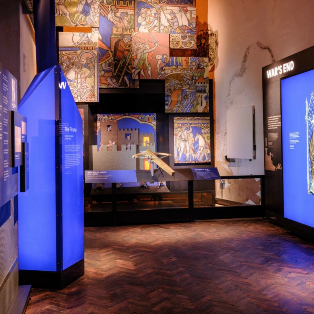 Exhibition display inside Dover Castle