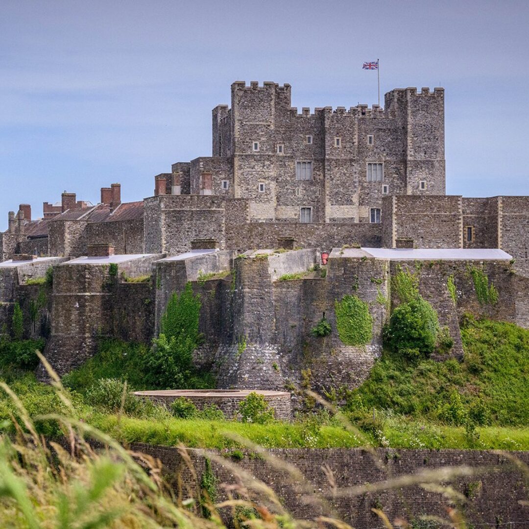 Landscape view of Dover Castle
